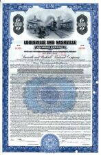 Louisville and Nashville Railroad Co. - $1,000 Railway Bond - Railroad Bonds picture