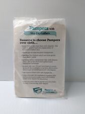Vintage 3 Pack Pampers Plastic backed diapers stay-dry gathers 1980s NEW *READ* picture