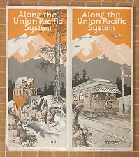UNION PACIFIC RR SYSTEM~THE OVERLAND TRAIL 1931 DETAILED PAPER BOUND BOOK w MAP picture