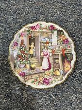 Royal Albert Christmas Treats  by Artist Fred Errill 1993 Collectors Plate picture