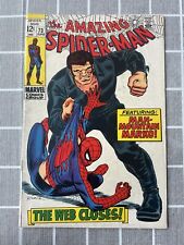 The Amazing Spider Man #73 Man Mountain Marko VF- Vintage Marvel 1969 picture