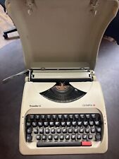 Vintage 1995 Olympia Traveller C Typewriter With Hard Case Works Great picture