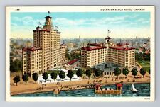 Chicago IL-Illinois, Edgewater Beach Hotel, Advertising Antique Vintage Postcard picture