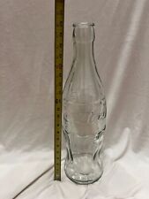 Vintage Display, Large (20” Tall) Coca-Cola Original Glass Bottle picture