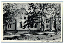 c1920's Administration Building & Post Office Dawson YT Canada Postcard picture