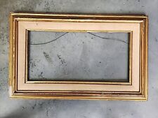 Shabby Chic Antique Victorian Painting Frame Mirror Photo 12 X 24 Inner picture