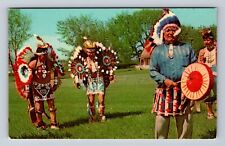 SD-South Dakota, At Sioux Indian Festival, Antique Vintage c1969 Postcard picture