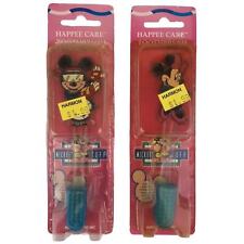 Vtg NOS Disney Mickey's Stuff Mickey and Minnie Mouse Happee Care Toothbrushes picture