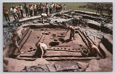 Postcard Cahokia Mounds State Historic Site near Collinsville Illinois picture