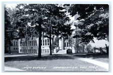 Postcard High School, Evansville, Wisconsin 1950+ RPPC H18 picture
