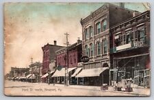 York Street North Newport Kentucky KY Toy Store 1910 Postcard picture
