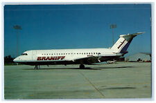 c1980's Braniff Bac 1-11 203/AE Airplane Vintage Unposted Aerogem Postcard picture