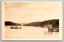 Masonic Camp of Haverstraw. Lake Kanawauke, New York Real Photo Postcard RPPC picture