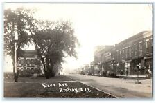 c1910's East Avenue Cars Cigars Amboy Illinois IL RPPC Photo Antique Postcard picture