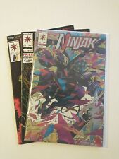 NINJAK FOIL COVER #1, and issue 4, 8 VALIANT COMIC.   picture