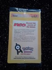 Factory Sealed Holo Entei Black Star WOTC Pokemon Promo Card 34 Neo  picture