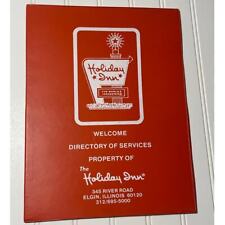 Vintage Holiday Inn Directory of Services Local Guide Hard Folder ELGIN IL picture
