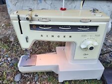 Vintage 1970s Singer Stylist 534 Sewing Machine with  Pedal Working picture