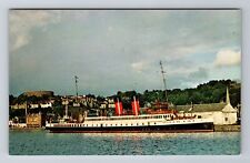 RMS King George V, Ships, Transportation, Antique Vintage Souvenir Postcard picture