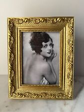 Vintage Gilded Gold Picture Frame  ornate 7.5”x9.5” picture