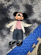 Applause Walt Disney Vintage Sock Hop Mickey Mouse Hard Plastic Plush 11” picture