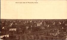 Vintage Postcard Aerial View Plainville KS Kansas 1916                     J-412 picture