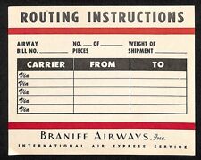Braniff Airways Intl Express 