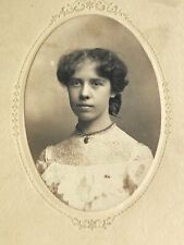 CC7 Cabinet Card Lovely Woman Pretty Lady 1890-1900's Denver Colorado picture