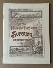 Original 1893 Superior, Wisconsin Flour Mill Grain Elevator Advertising Booklet picture