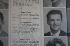 1954 Treasure Chest Manasquan High School John Nicholson Jack Nicholson Yearbook picture