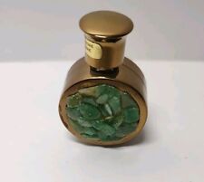Vintage - Rare Find- Mini Jade stones perfume bottle picture