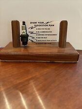 Rare Vintage AC spark plug advertisement plaque picture