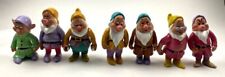 Vintage 1992 Disney Snow White Seven Dwarfs Vinyl Plastic 6” Figures ( Set 7)  picture