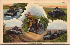 1940 WWII Military / Army Postcard 