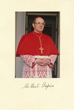Cardinal Giuseppe Caprio- Signed Matte Board wPhotograph picture