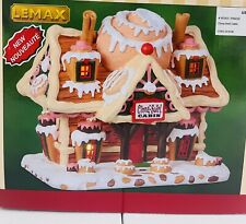 Cinna Swirl Cabin Lemax  #85383 Lighted Sweets Sugar Christmas Village NEW 2018 picture