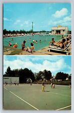 Hotel Gibber Kiamesha Lake New York Vintage Posted Postcard picture