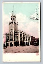 Manchester NH-New Hampshire, Scenic View City Hall, Antique Vintage Postcard picture
