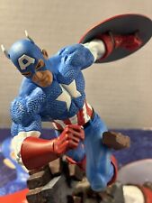 2002 Captain America Statue Sculpted By Sam Greenwell. With COA. Limited Edition picture