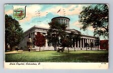 Columbus OH-Ohio, State Capitol, Antique c1908 Vintage Souvenir Postcard picture