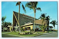 c1960s Barefoot Trader Gourmet Food Shop Pompano Beach Florida FL Trees Postcard picture