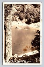 RPPC Postcard Los Angeles CA California Crystal Lake Recreation Camp Swimmers picture
