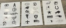Vintage NBC Football Logos Press Release Papers picture