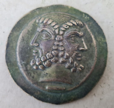 Head of Janus  Roman Style Handmade Bronze  Vintage Antique Look  225–217 BC picture