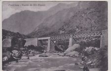 Chile. Cordillera. Puente de Rio Blanco. Antique Postcard. picture