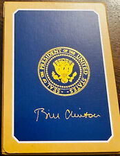 Sealed Bill Clinton Presidential Seal VVIP Playing Cards picture