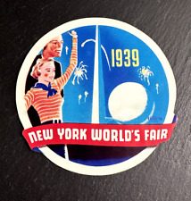 1939 NEW YORK WORLD'S FAIR COLORFUL 4.5