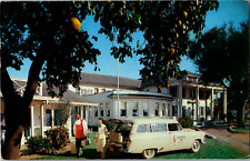 Vintage 1958 Lake Shore Plantation Inn Crystal Lake Wales Florida FL Postcard picture