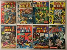 War is Hell comics lot #2-15 (final issue) 8 diff avg 4.0 (1973-75) picture
