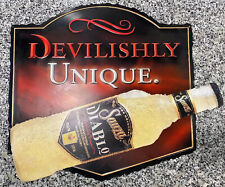 Vtg Large Devilishly Unique Sauza DIABLO Metal Sign MAN CAVE Bar Pub 30”x 25” picture